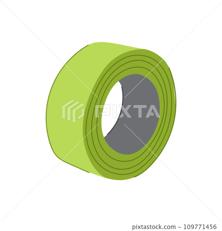 wrinkled duct tape cartoon vector illustration 109771456