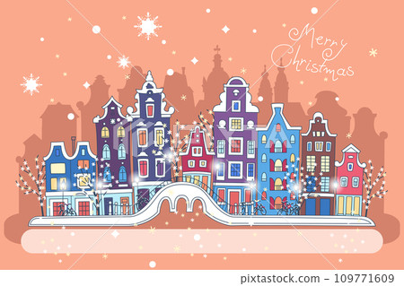 Christmas street banner 109771609