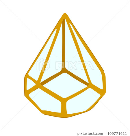 garden terrarium glass cartoon vector illustration 109771611