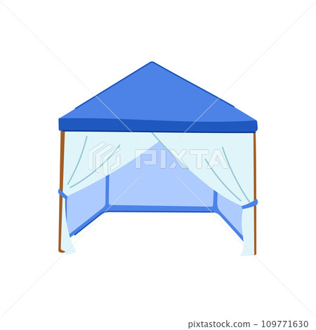 canopy tent garden cartoon vector illustration 109771630