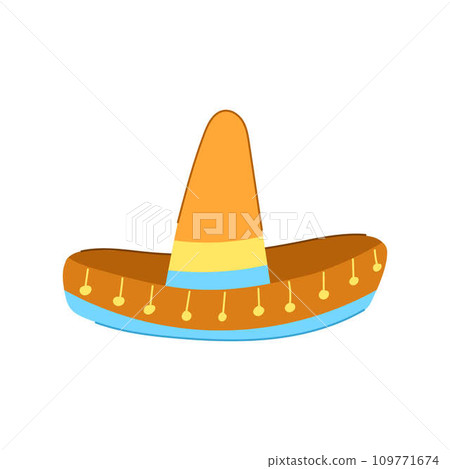 festival sombrero cartoon vector illustration festival sombrero cartoon vector illustration 109771674