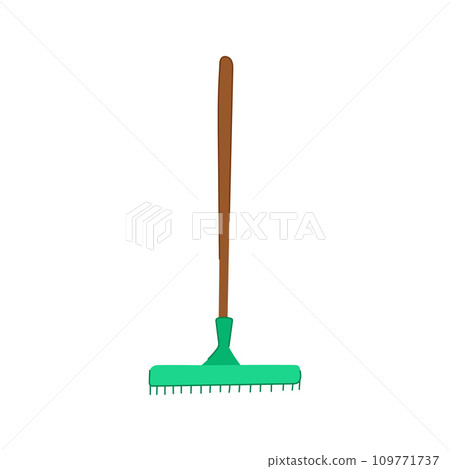 yard rake cartoon vector illustration yard rake cartoon vector illustration 109771737