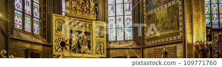 Inside of St. Vitus Church in Prague Inside of St. Vitus Church in Prague 109771760