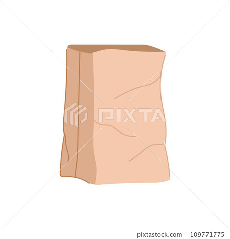 package paper lunch bag cartoon vector illustration 109771775