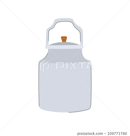 tin metal milk can cartoon vector illustration 109771780