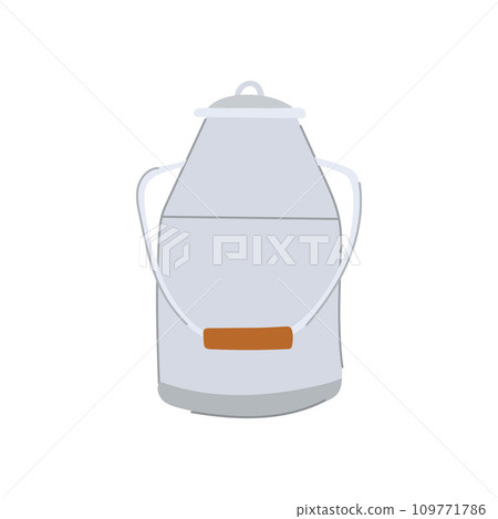 bottle metal milk can cartoon vector illustration 109771786