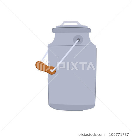 jar metal milk can cartoon vector illustration jar metal milk can cartoon vector illustration 109771787