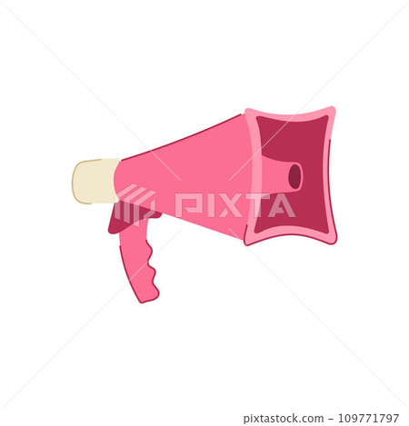 announce megaphone cartoon vector illustration 109771797
