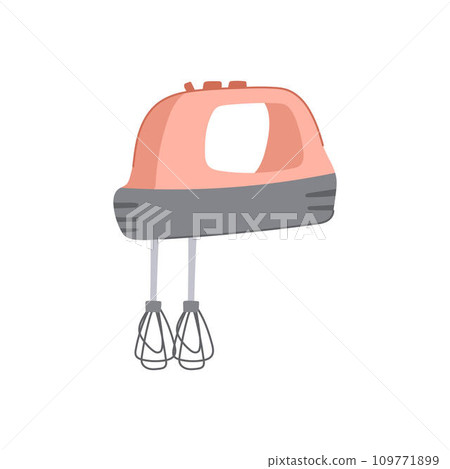beater hand mixer cartoon vector illustration 109771899