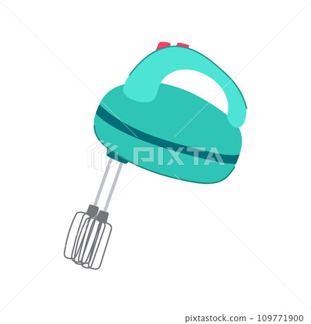 whisk hand mixer cartoon vector illustration 109771900