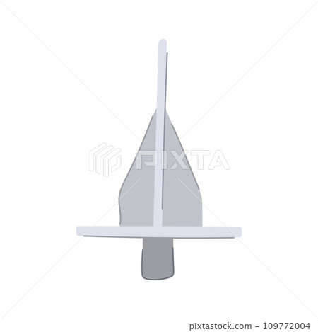 nautical boat anchor cartoon vector illustration 109772004