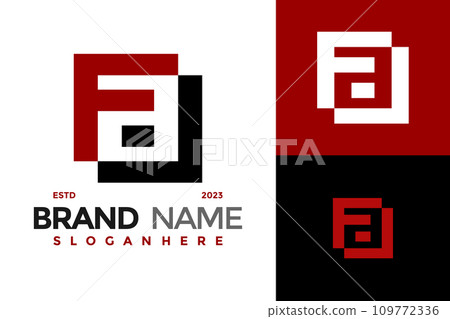 Fa or Af Monogram Logo design vector symbol icon illustration Fa or Af Monogram Logo design vector symbol icon illustration 109772336