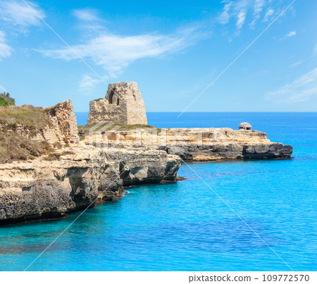 Roca Vecchia Archaeological Area sea coast, Italy Roca Vecchia Archaeological Area sea coast, Italy 109772570