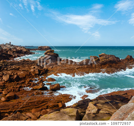 The Pink Granite Coast (Brittany, France). 109772937