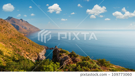 Zingaro sea coast, Sicily, Italy Zingaro sea coast, Sicily, Italy 109773060