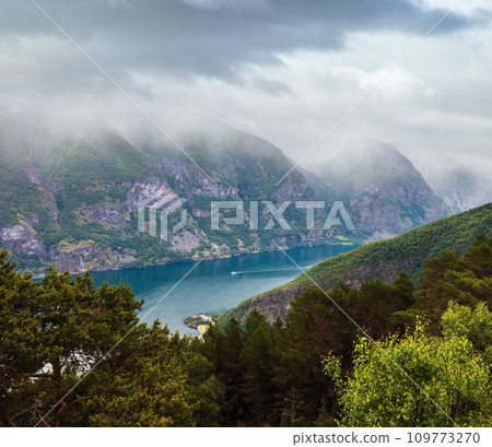 Stegastein Viewpoint view, Aurland, Norway Stegastein Viewpoint view, Aurland, Norway 109773270