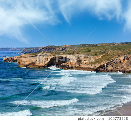 Summer Atlantic ocean coast. Algarve, Portugal. Summer Atlantic ocean coast. Algarve, Portugal. 109773338