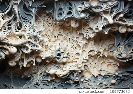 Abstract piece focusing on intricate textures, rough and smooth surfaces, experimenting with light and shadow Abstract piece focusing on intricate textures, rough and smooth surfaces, experimenting with light and shadow 109773683