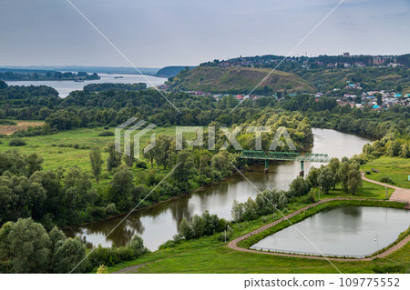 The famous Shishkin ponds in Yelabuga. Tatarstan The famous Shishkin ponds in Yelabuga. Tatarstan 109775552