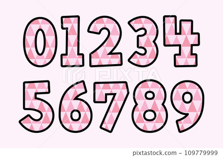 Versatile Collection of Pink Zigs Numbers for Various Uses Versatile Collection of Pink Zigs Numbers for Various Uses 109779999