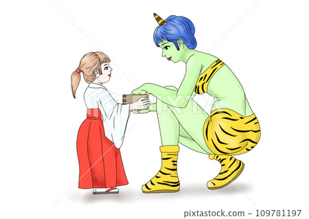 與兒童巫女分享豆子的惡魔 與兒童巫女分享豆子的惡魔 109781197