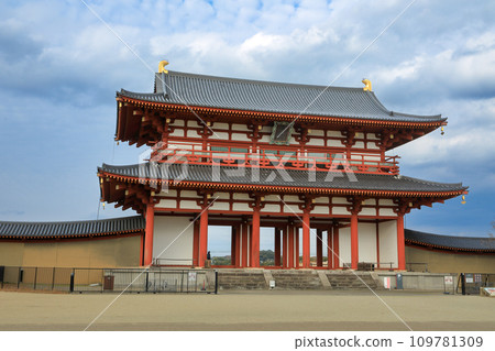 奈良平城宮遺址歷史公園朱雀門 奈良平城宮遺址歷史公園朱雀門 109781309