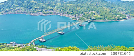 [Scenery from Iinoyama Observatory] (High resolution version) Komatsu Higashi Seto, Suooshima-cho, Oshima-gun, Yamaguchi Prefecture 109781645