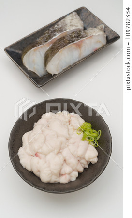 Pacific cod fillet and milt 109782334