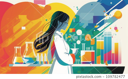 Innovation and research and development: work in laboratories and innovation centers. 109782477
