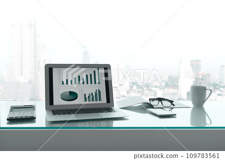 financial work desk 109783561