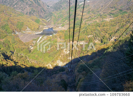 View from the Shosenkyo Ropeway gondola View from the Shosenkyo Ropeway gondola 109783668