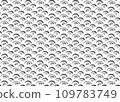 Hand-painted Qinghai wave Japanese style pattern illustration material 109783749