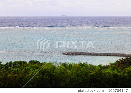 沖繩縣石垣島真里海灘 109784147