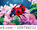 Ladybug insect flowers 109784212