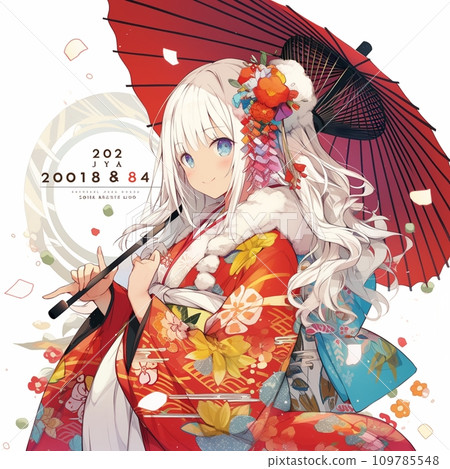 和服形狀的女人 和服形狀的女人 109785548