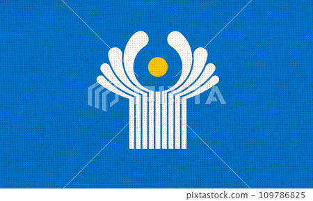 Flag of Commonwealth of Independent States. CIS flag. regional organization Flag of Commonwealth of Independent States. CIS flag. regional organization 109786825