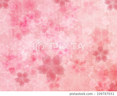 櫻花花瓣的日本圖案背景圖粉紅漸層背景 櫻花花瓣的日本圖案背景圖粉紅漸層背景 109787031