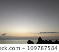 beautiful beach sunset 109787584