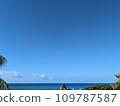blue sea and sky 109787587