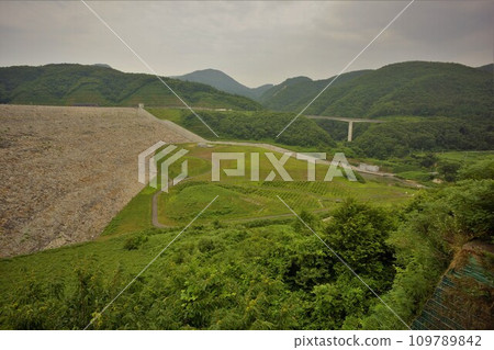 Embankment of Surikami River Dam 109789842