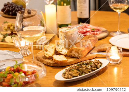Stylish home party food Stylish home party food 109790252