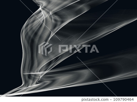 白線抽象背景黑色背景 109790464