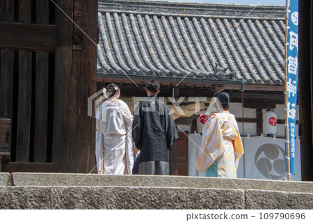 倉敷的舊街景－阿智神社婚禮 109790696