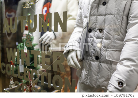 winter show window winter show window 109791702
