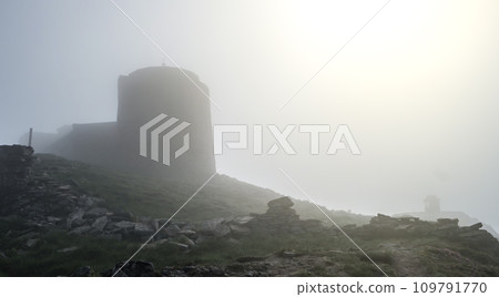 old abandoned observatory on mount Pip Ivan 109791770