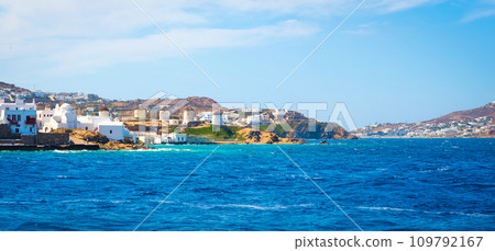 view to Mykonos windmills view to Mykonos windmills 109792167