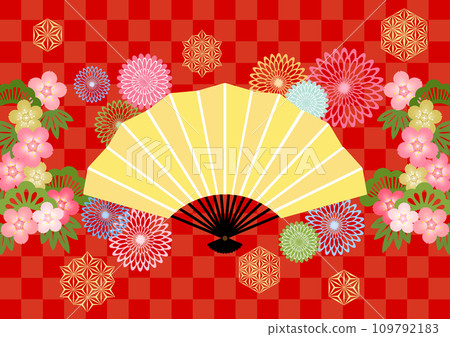 Japanese pattern background Japanese pattern background 109792183