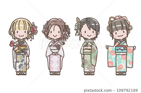 A girl posing in traditional clothes A girl posing in traditional clothes 109792189