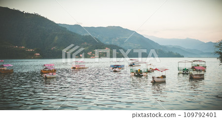 Phewa Lake in Pokhara 109792401