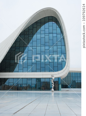 Modern Heydar Aliev Center in Baku, Azerbaijan Modern Heydar Aliev Center in Baku, Azerbaijan 109792614